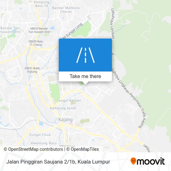 Peta Jalan Pinggiran Saujana 2/1b