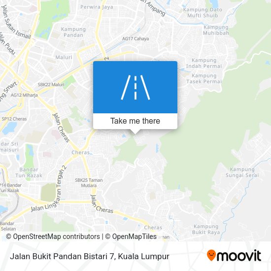 Jalan Bukit Pandan Bistari 7 map