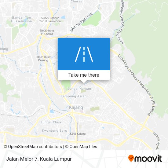 Peta Jalan Melor 7