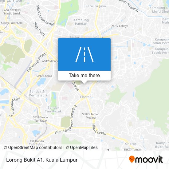 Peta Lorong Bukit A1