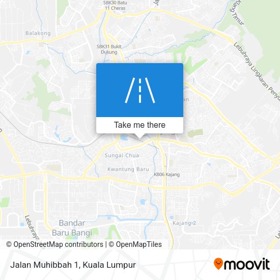 Jalan Muhibbah 1 map