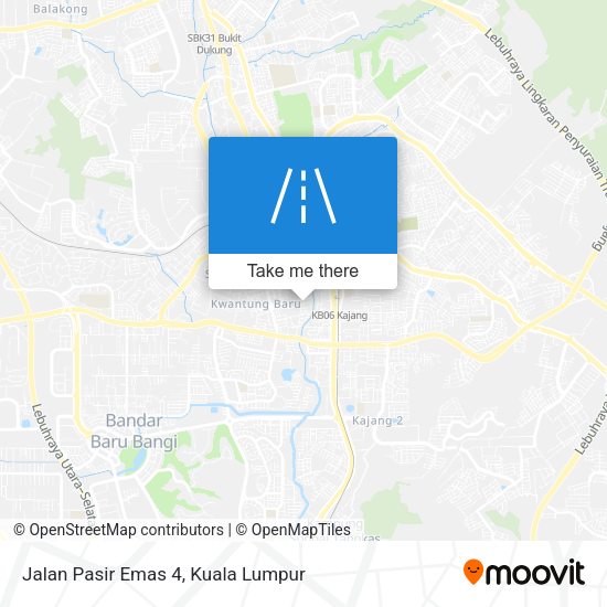 Jalan Pasir Emas 4 map