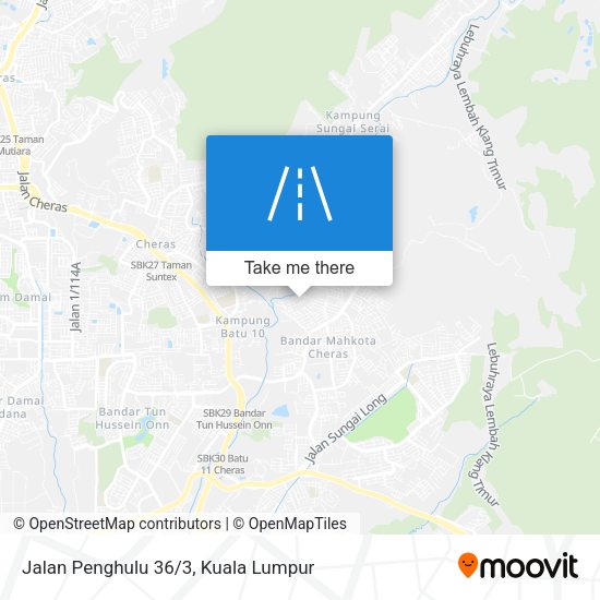 Jalan Penghulu 36/3 map