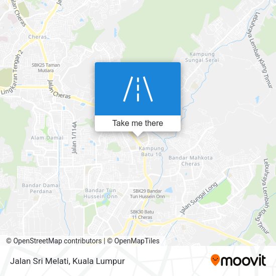 Peta Jalan Sri Melati