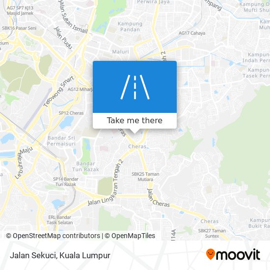 Jalan Sekuci map