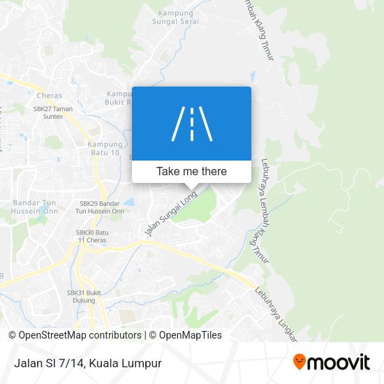 Peta Jalan Sl 7/14
