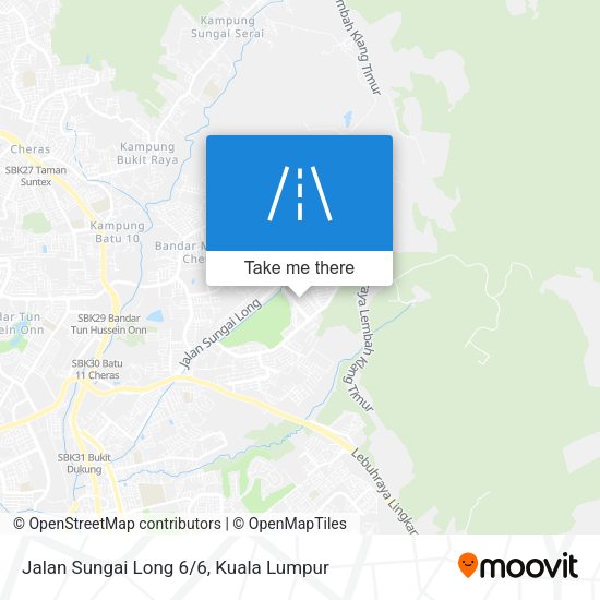 Jalan Sungai Long 6/6 map
