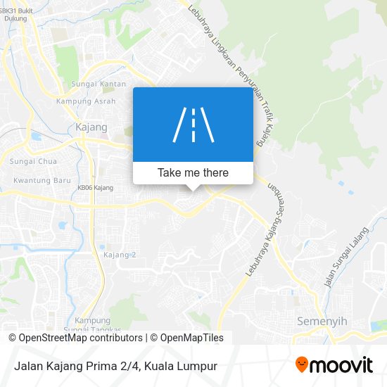 Peta Jalan Kajang Prima 2/4