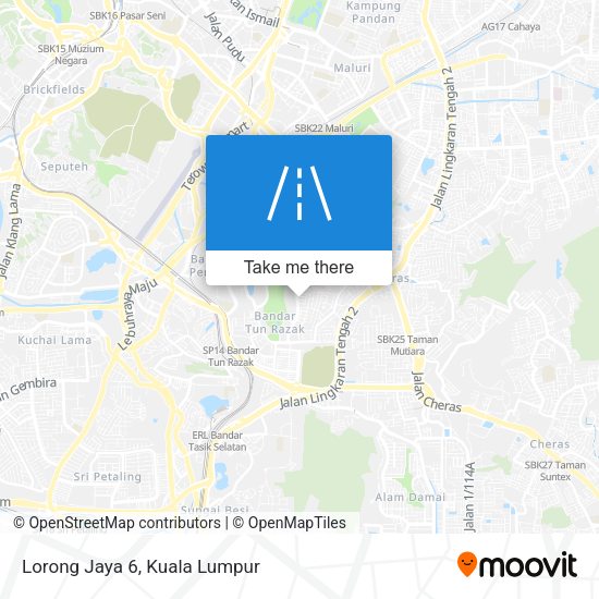 Peta Lorong Jaya 6