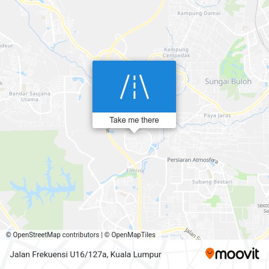 Jalan Frekuensi U16/127a map