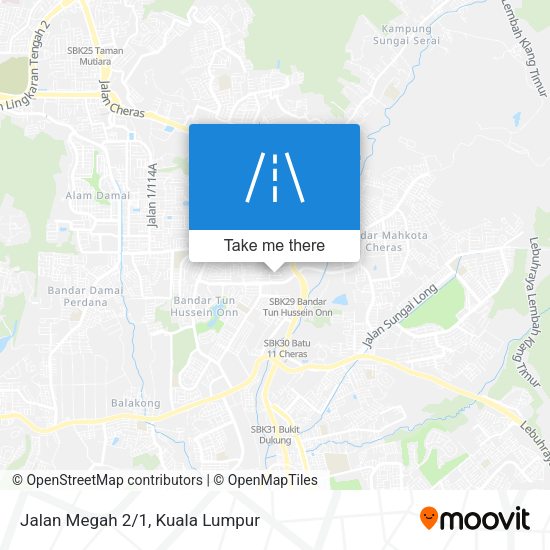 Jalan Megah 2/1 map