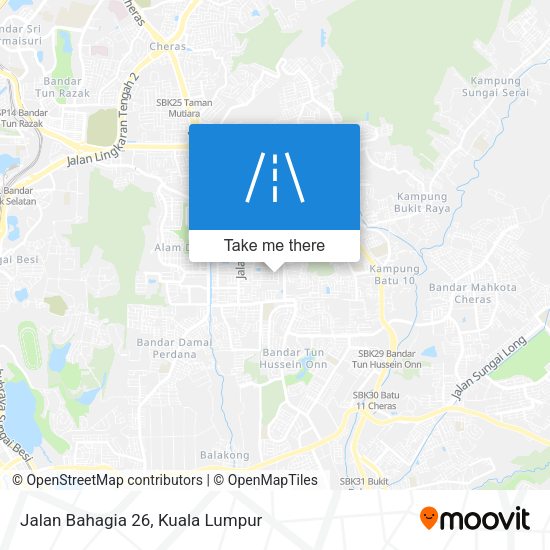 Jalan Bahagia 26 map