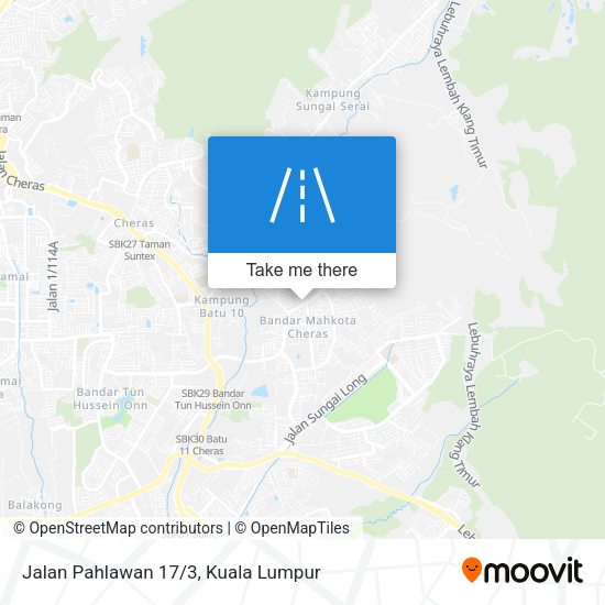 Peta Jalan Pahlawan 17/3