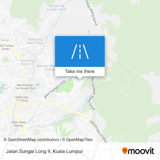 Jalan Sungai Long 9 map