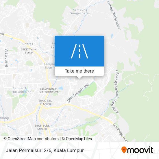 Peta Jalan Permaisuri 2/6