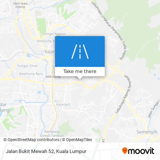 Peta Jalan Bukit Mewah 52