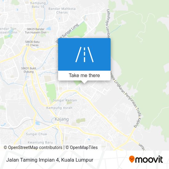 Jalan Taming Impian 4 map