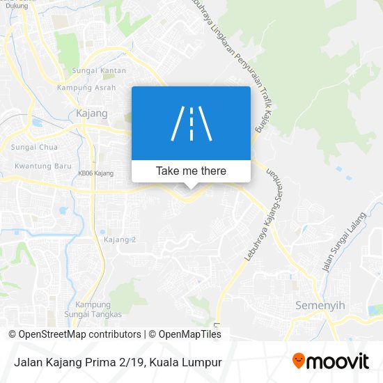 Peta Jalan Kajang Prima 2/19