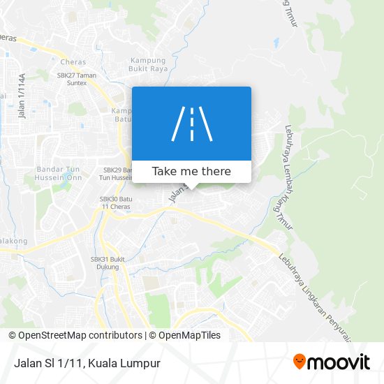 Jalan Sl 1/11 map