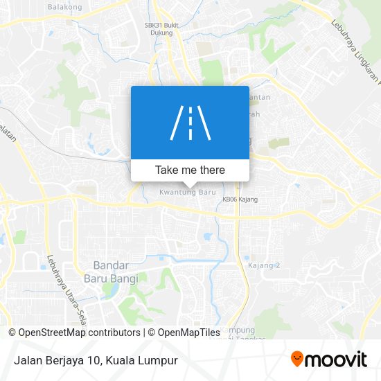 Jalan Berjaya 10 map