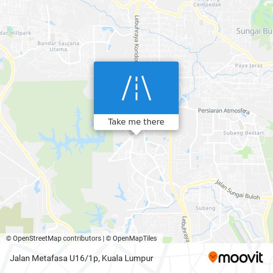 Jalan Metafasa U16/1p map