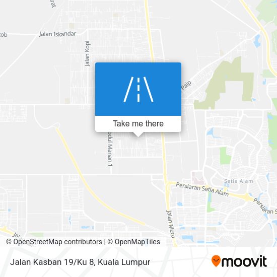 Jalan Kasban 19/Ku 8 map