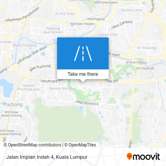 Jalan Impian Indah 4 map