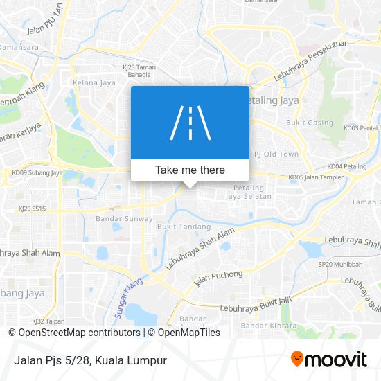 Peta Jalan Pjs 5/28