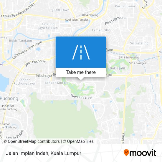 Jalan Impian Indah map