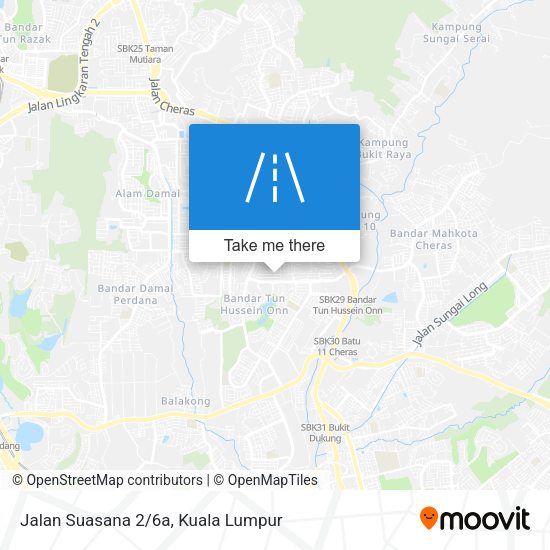 Jalan Suasana 2/6a map