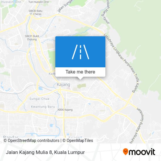 Jalan Kajang Mulia 8 map