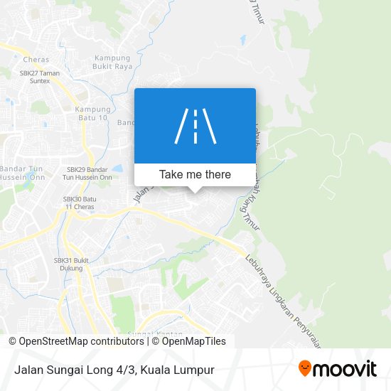 Peta Jalan Sungai Long 4/3