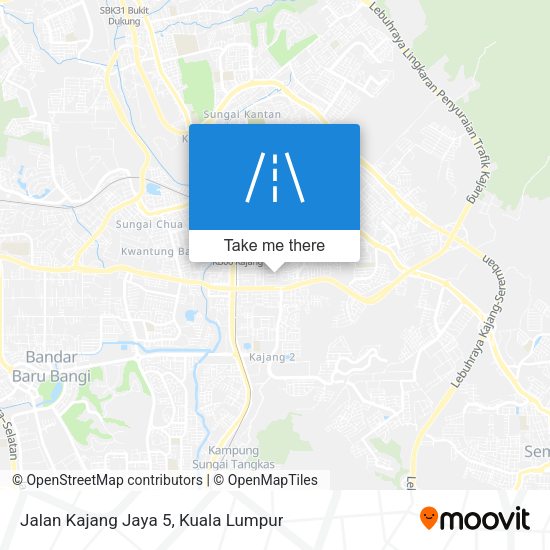Jalan Kajang Jaya 5 map