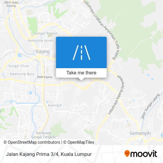 Jalan Kajang Prima 3/4 map