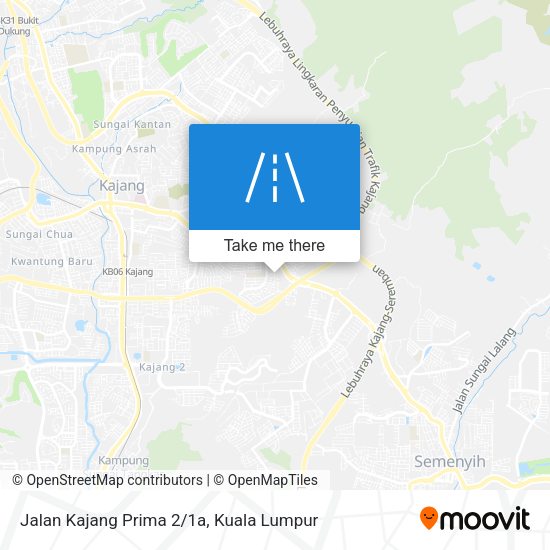 Jalan Kajang Prima 2/1a map