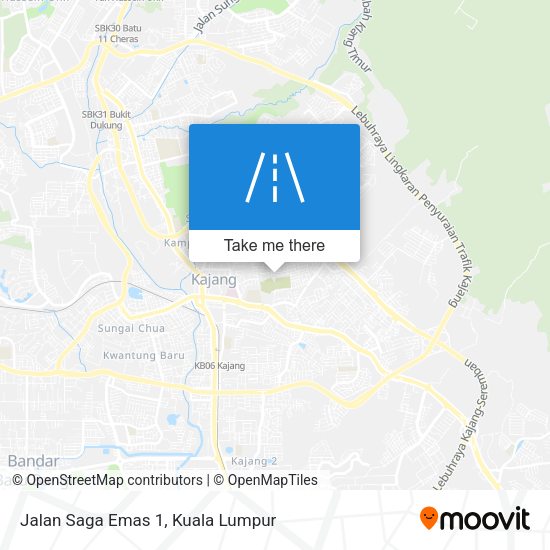 Jalan Saga Emas 1 map