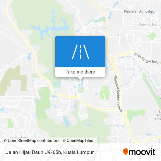 Jalan Hijau Daun U9/65b map