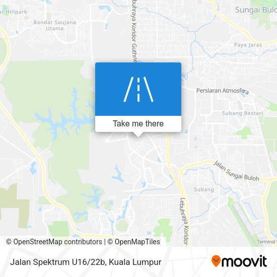 Jalan Spektrum U16/22b map