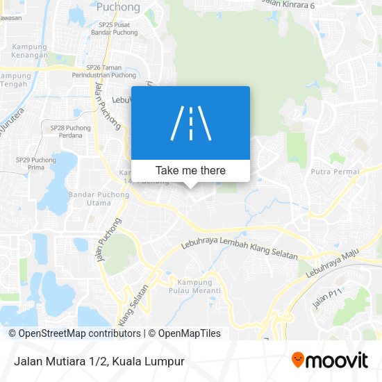 Jalan Mutiara 1/2 map