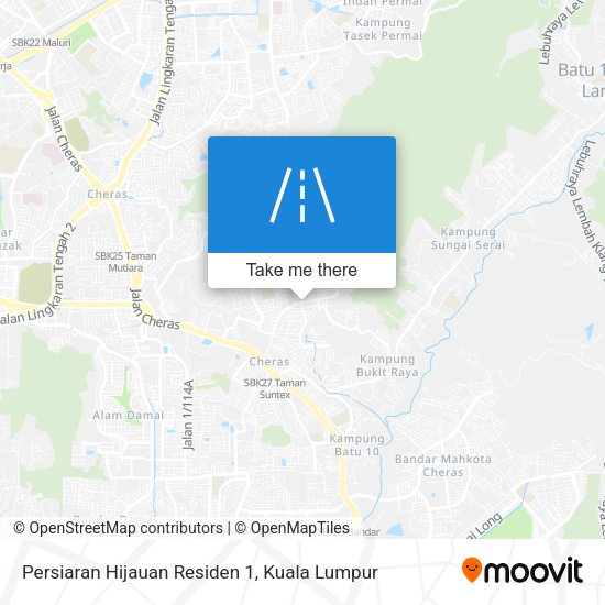 Persiaran Hijauan Residen 1 map