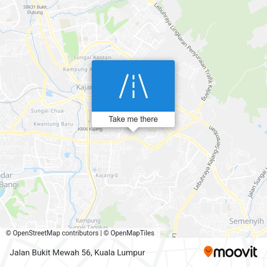 Jalan Bukit Mewah 56 map