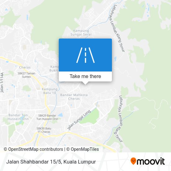 Jalan Shahbandar 15/5 map