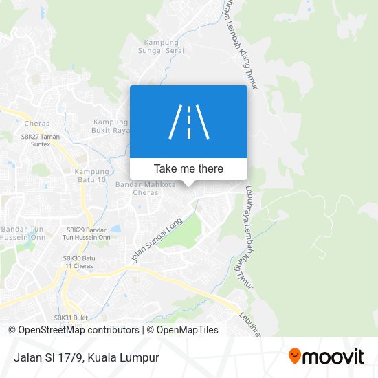 Peta Jalan Sl 17/9