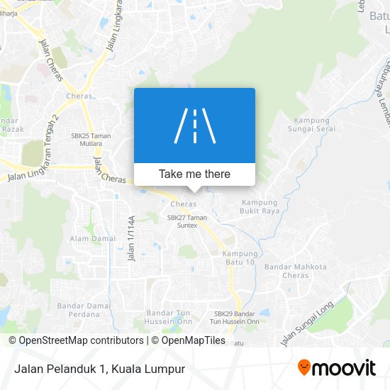 Jalan Pelanduk 1 map