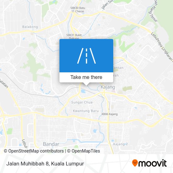 Jalan Muhibbah 8 map