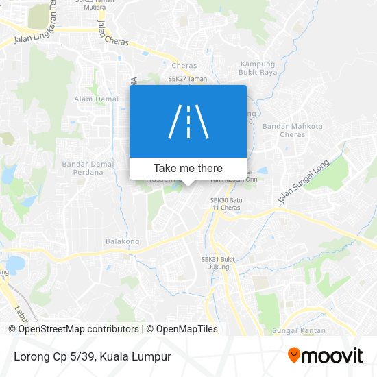 Peta Lorong Cp 5/39