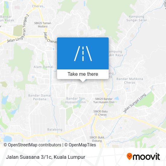 Jalan Suasana 3/1c map