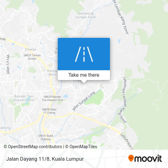 Peta Jalan Dayang 11/8