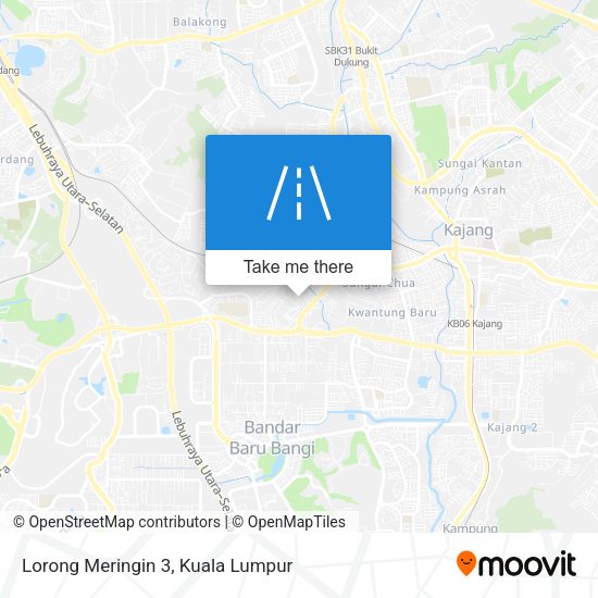 Lorong Meringin 3 map