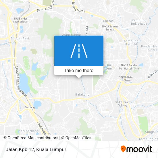 Jalan Kpb 12 map